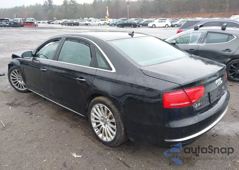 2014 Audi A8 L 4.0T z USA, uszkodzony, nr VIN WAUR2AFD6EN008595